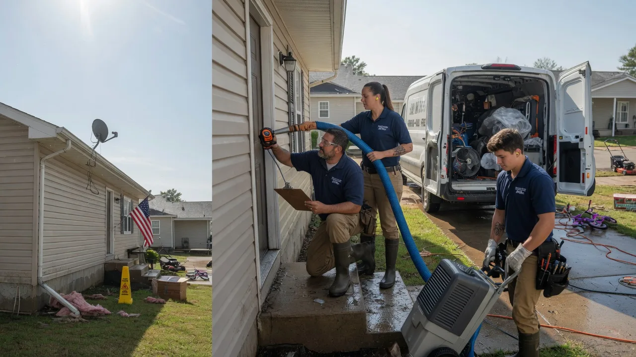 Ceiling Water Damage Restoration in Melrose Park, IL near me